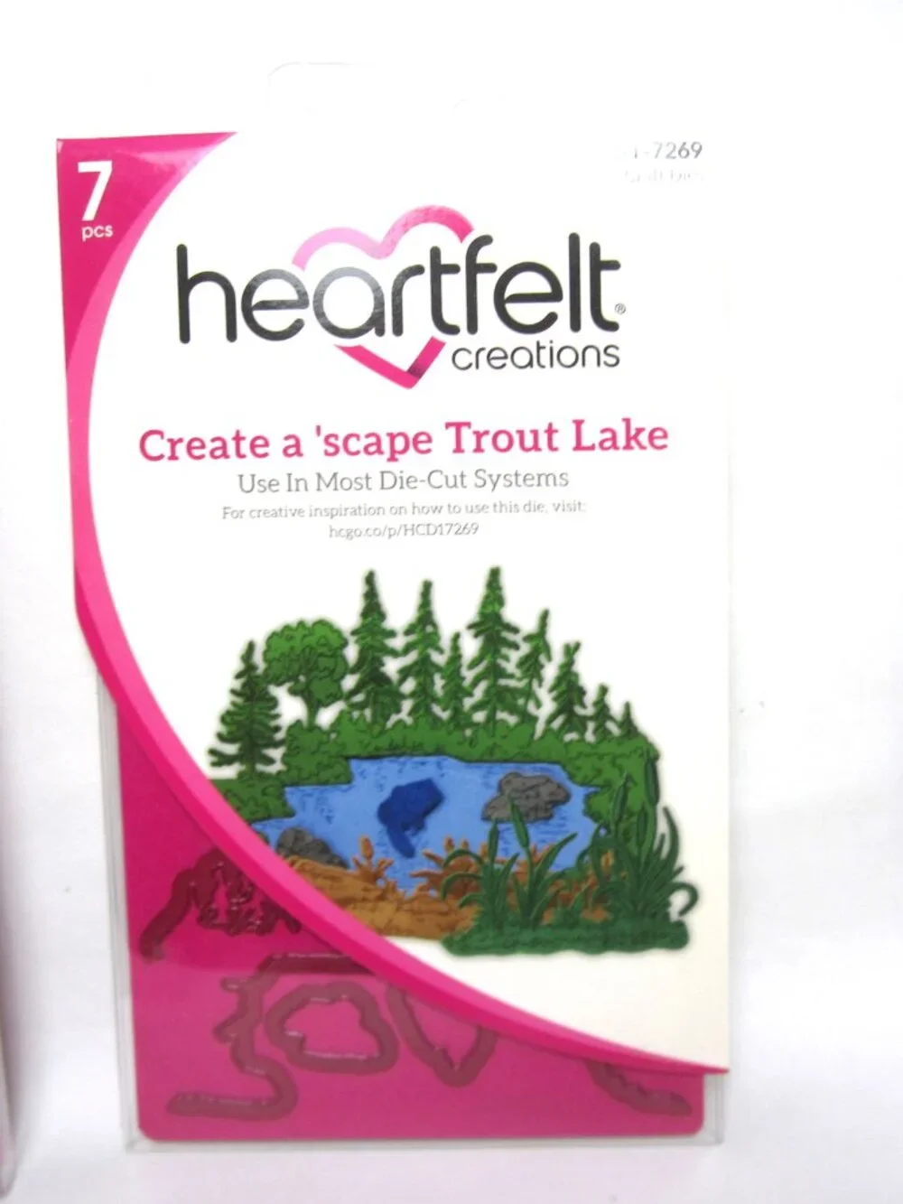 Heartfelt Creations Create a 'Scape Trout Lake Landscape Nature NEW